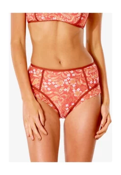 Rip Curl Lunar Tides High Waisted Cheeky Coverage Bikini Bottom