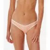 Rip Curl Premium Surf High Leg Skimpy Coverage Bikini Bottom