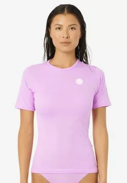 Rip Curl Whitewash Loose Fit Short Sleeves Rash Vest