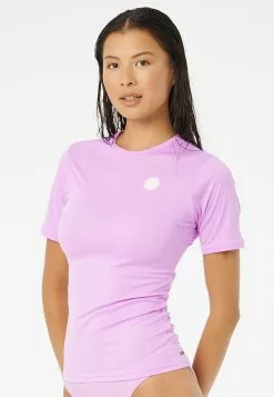 Rip Curl Whitewash Loose Fit Short Sleeves Rash Vest -Rip Curl Sales rip curl 7527 7266136 3