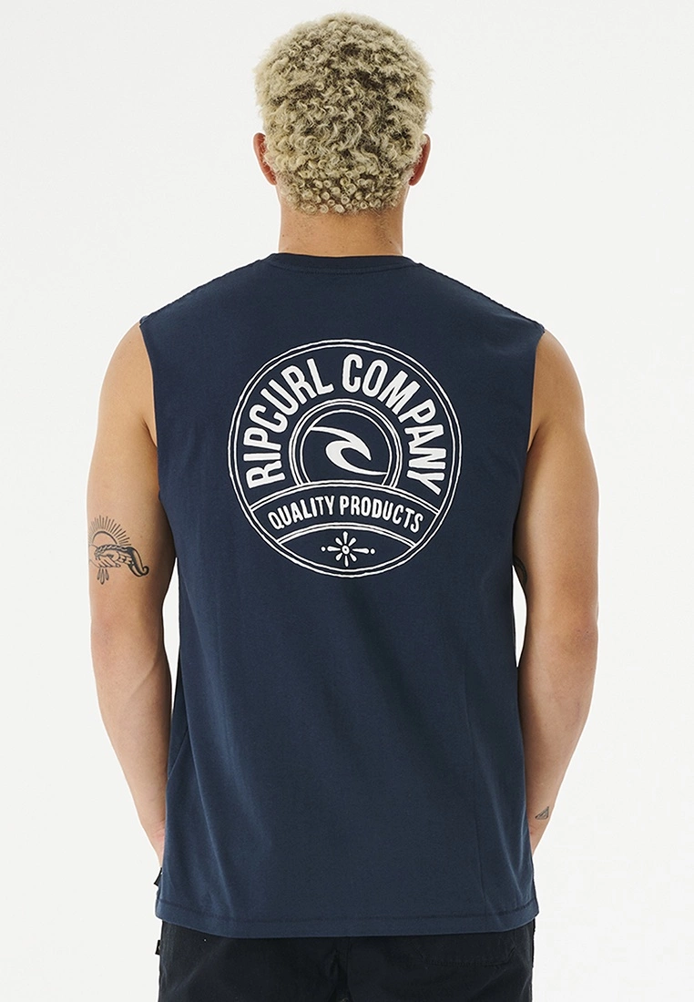 Rip Curl Stapler Muscle Tank Top 2 Rip Curl Stapler Muscle Tank Top - Image 2