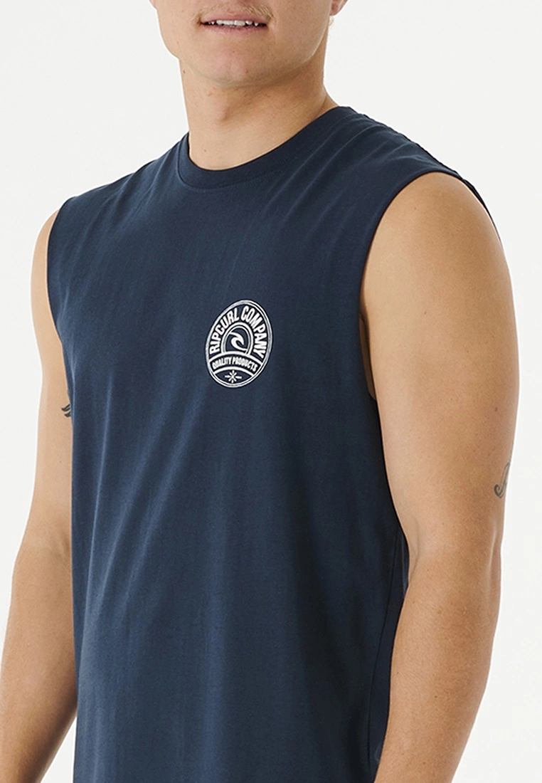 Rip Curl Stapler Muscle Tank Top 3 Rip Curl Stapler Muscle Tank Top - Image 3