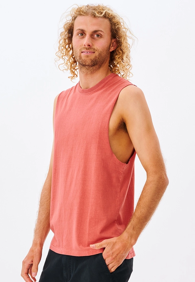 Rip Curl Plain Wash Muscle Tank Top 4 Rip Curl Plain Wash Muscle Tank Top - Image 4