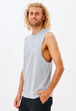 Rip Curl Plain Wash Muscle Tank Top -Rip Curl Sales rip curl 8992 9265426 4